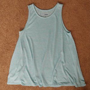 light blue tank top